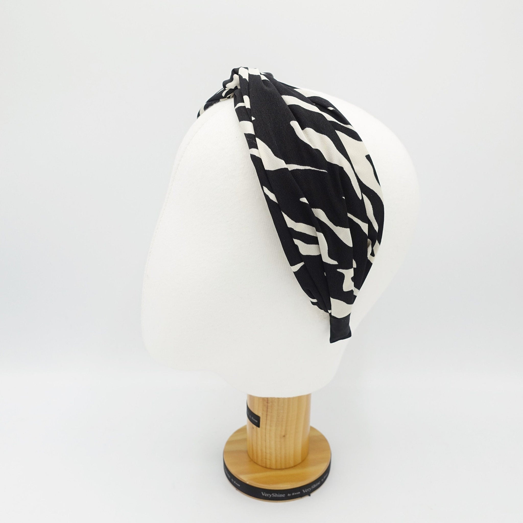 veryshine.com Headband zebra print cross headband stylish hairband for women