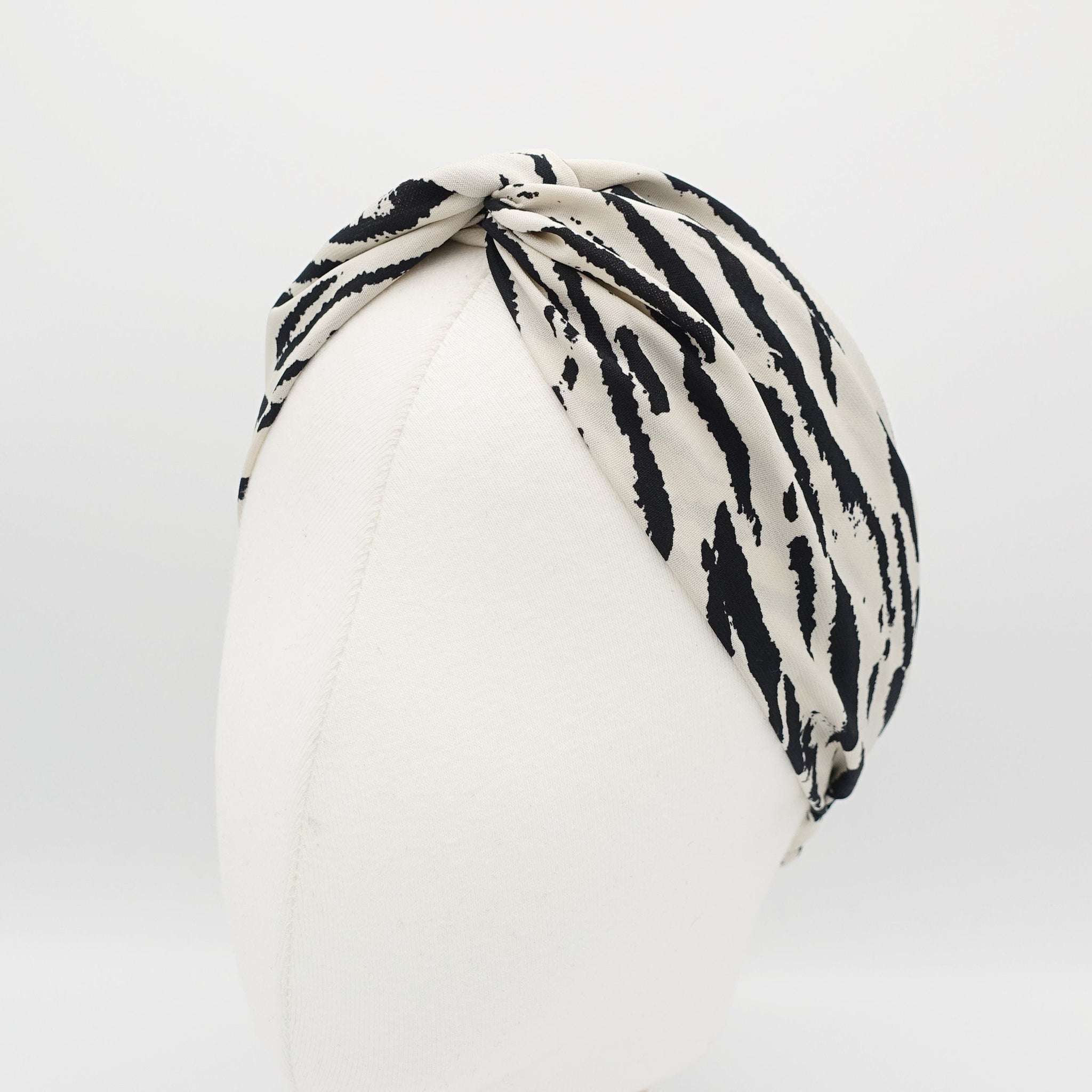 veryshine.com Headband zebra print turban headband cross headband women hair accessory