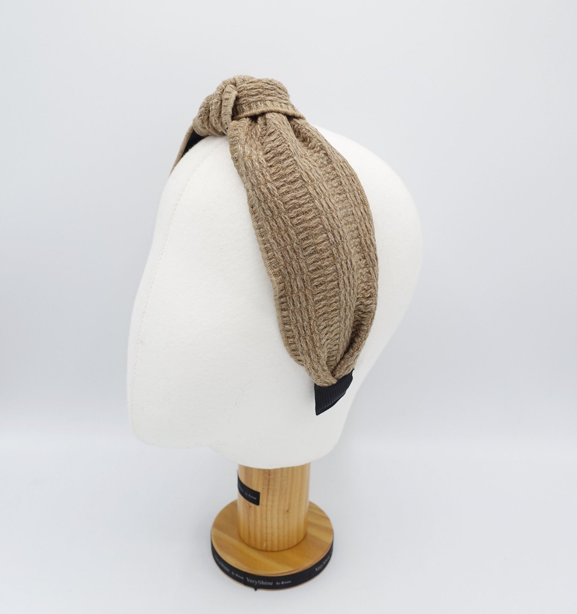 veryshine.com knit top knot headband