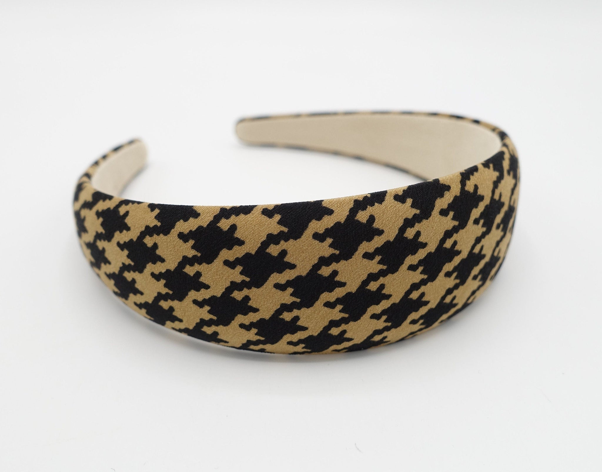 veryshine.com lightly padded houndstooth check headband simple Autumn headband