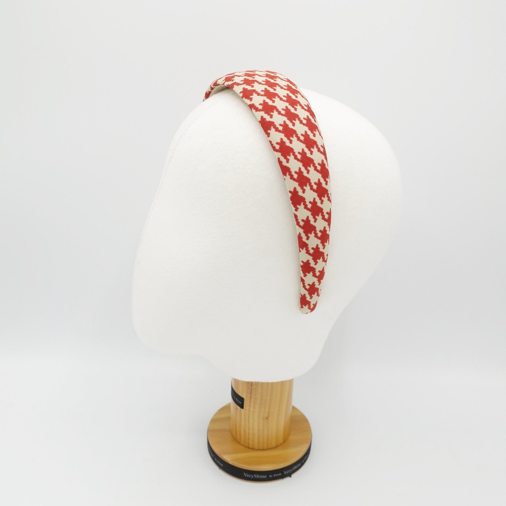 veryshine.com lightly padded houndstooth check headband simple Autumn headband