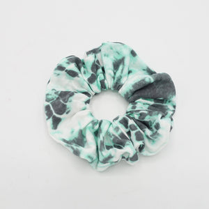 veryshine.com Mint green cotton tie dye scrunchies casual scrunchie hair tie for women