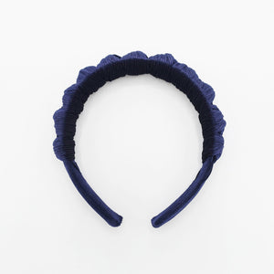 veryshine.com Navy corduroy velvet multi top knot headband cute hairband for women