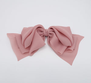 veryshine.com Pink chiffon drape hair bow feminine hair accessory