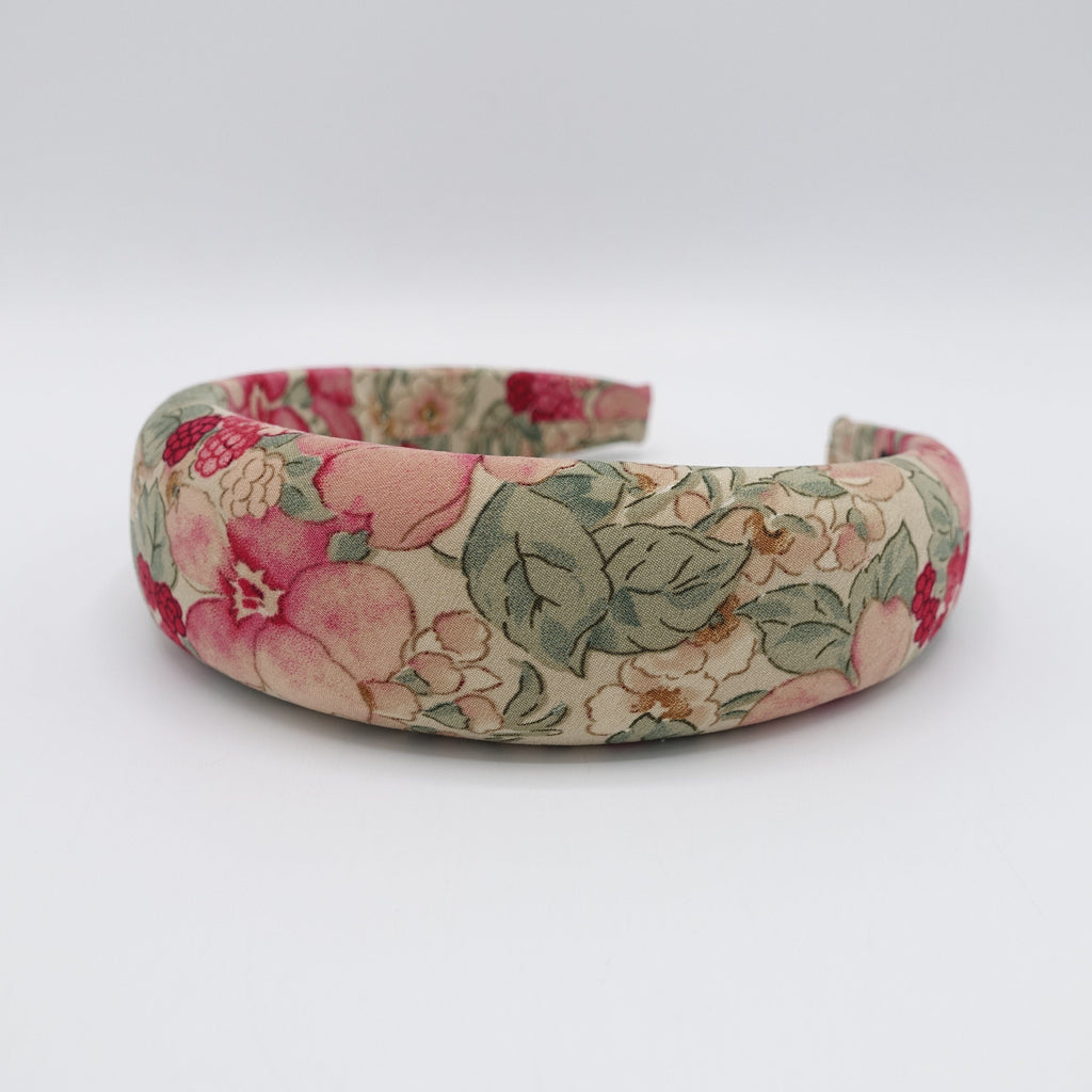 veryshine.com Pink floral padded headband