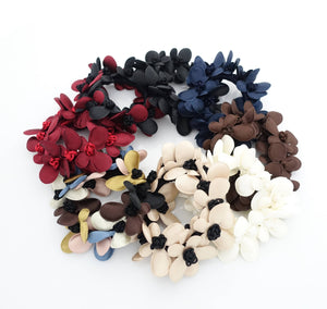 veryshine.com Ponytail holders Navy Butterfly Ponytail Holder fabric butterfly Decorated Hair Elastic tie woman accessories