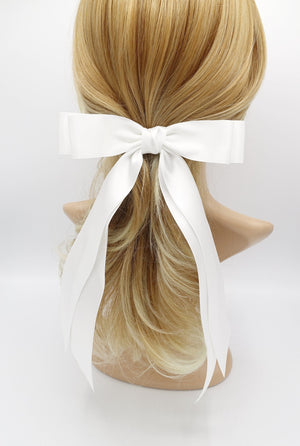 veryshine.com satin long tail hair bow for women