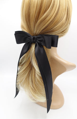 veryshine.com satin long tail hair bow for women