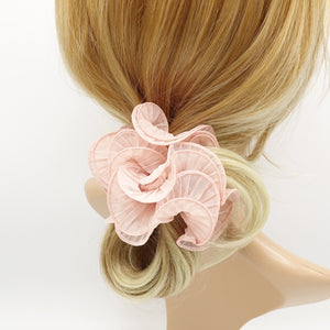 veryshine.com Scrunchies 4 edges pleated scrunchies colorful scrunchie woman hair elastic accessory