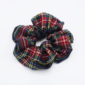 veryshine.com Scrunchies Black plaid scrunchies, large scrunchies, basic scrunchies for women