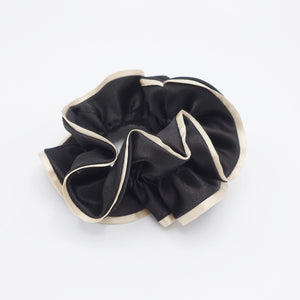 veryshine.com Scrunchies Black satin scrunchies glossy scrunchies, medium scrunchies for women