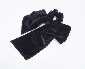 veryshine.com Scrunchies bow knot velvet scrunchies stylish hair tie trendy women hair accessory