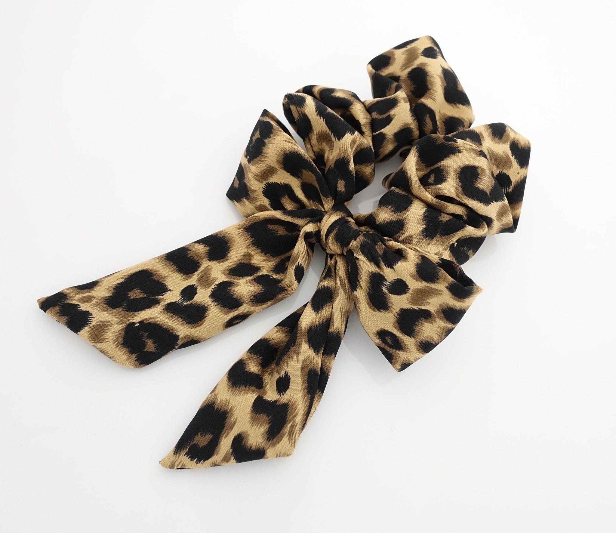 buy leopard bow scrunchies 