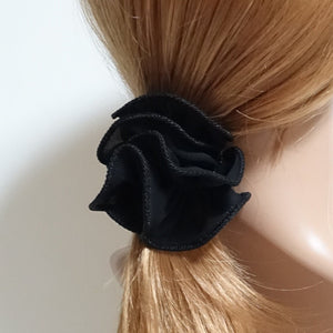 veryshine.com Scrunchies Chiffon Scrunchie Thread Trim Hair scrunchy Women Hair Tie Accessory scrunchies