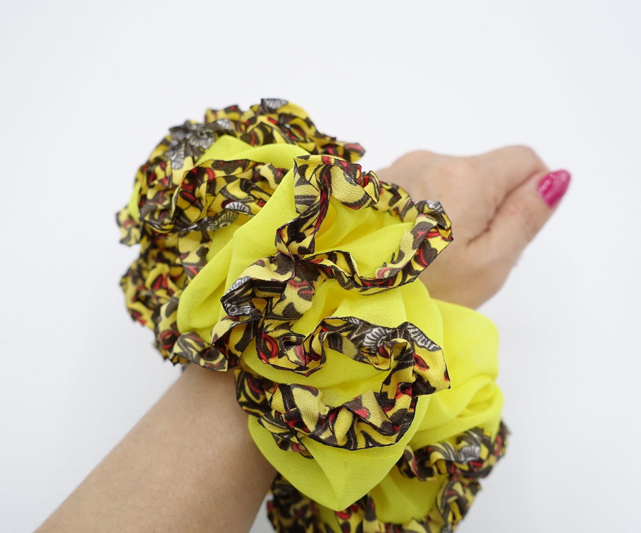 leopard print scrunchies 