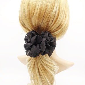 veryshine.com Scrunchies crinkled chiffon loop wave hair scrunchies women hair elastic accessory