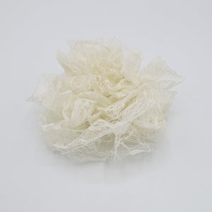 veryshine.com Scrunchies floral lace scrunchies medium hair ties hair accessory for women