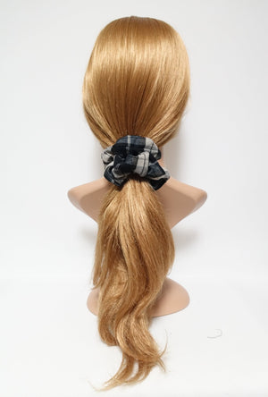 veryshine.com scrunchies/hair holder basic plaid check Fall Winter scrunchies casual women hair tie scrunchy