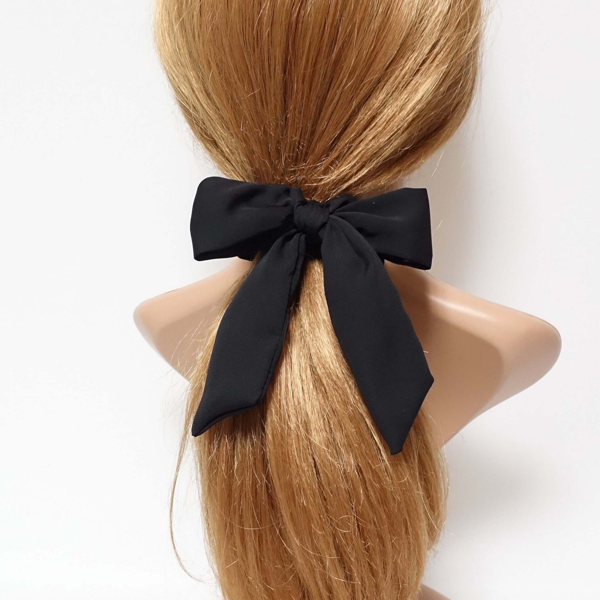 veryshine.com scrunchies/hair holder chiffon bow knot scrunchies lovely hair tie elastic scrunchy for woman