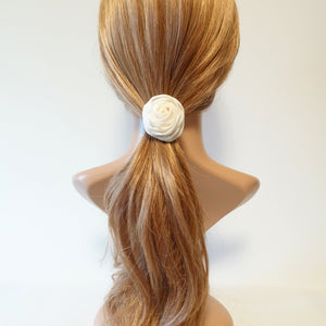 veryshine.com scrunchies/hair holder chiffon mini rose decorated hair elastic ponytail holder flower hair ties