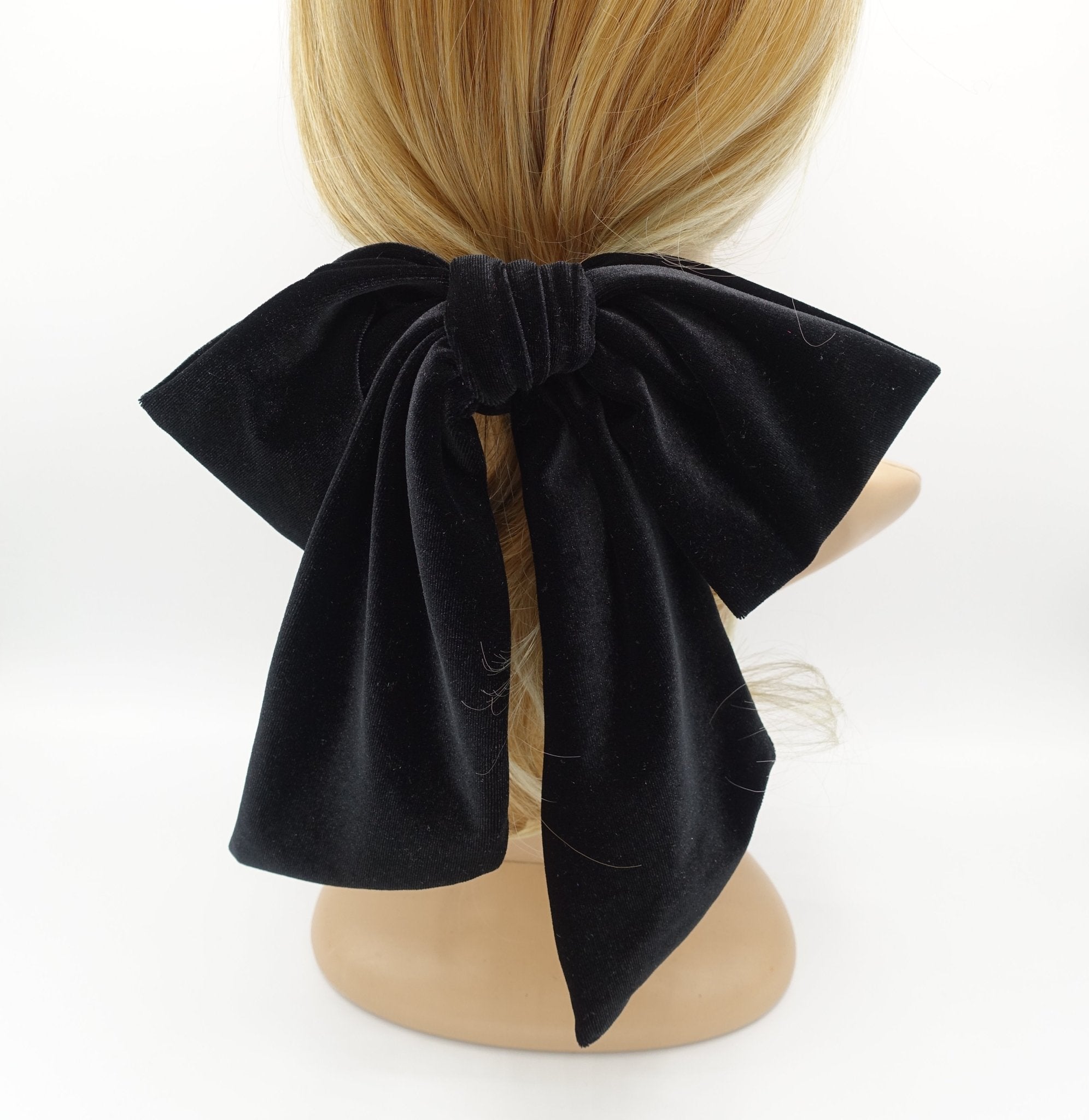 big velvet hair bows for women 