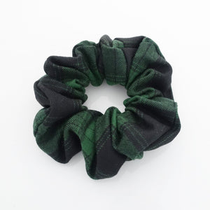 veryshine.com scrunchies/hair holder Green basic plaid check Fall Winter scrunchies casual women hair tie scrunchy