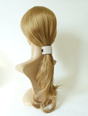 veryshine.com scrunchies/hair holder Half Circle Cubic Rhinestone Ponytail Hair Clip Rhinestone Series-12