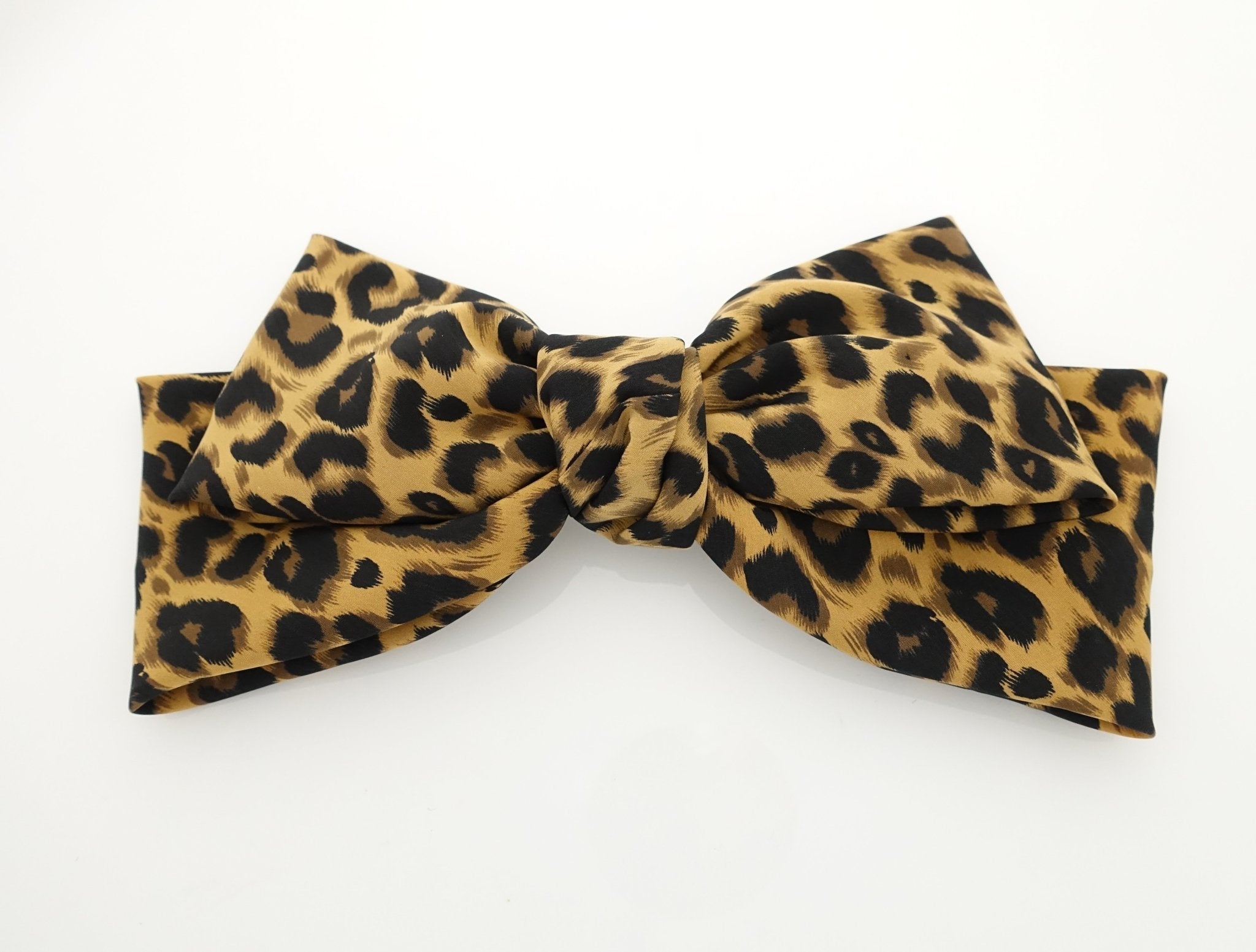 veryshine.com scrunchies/hair holder Leopard print big bow barrette sexy floppy hair bow barrette