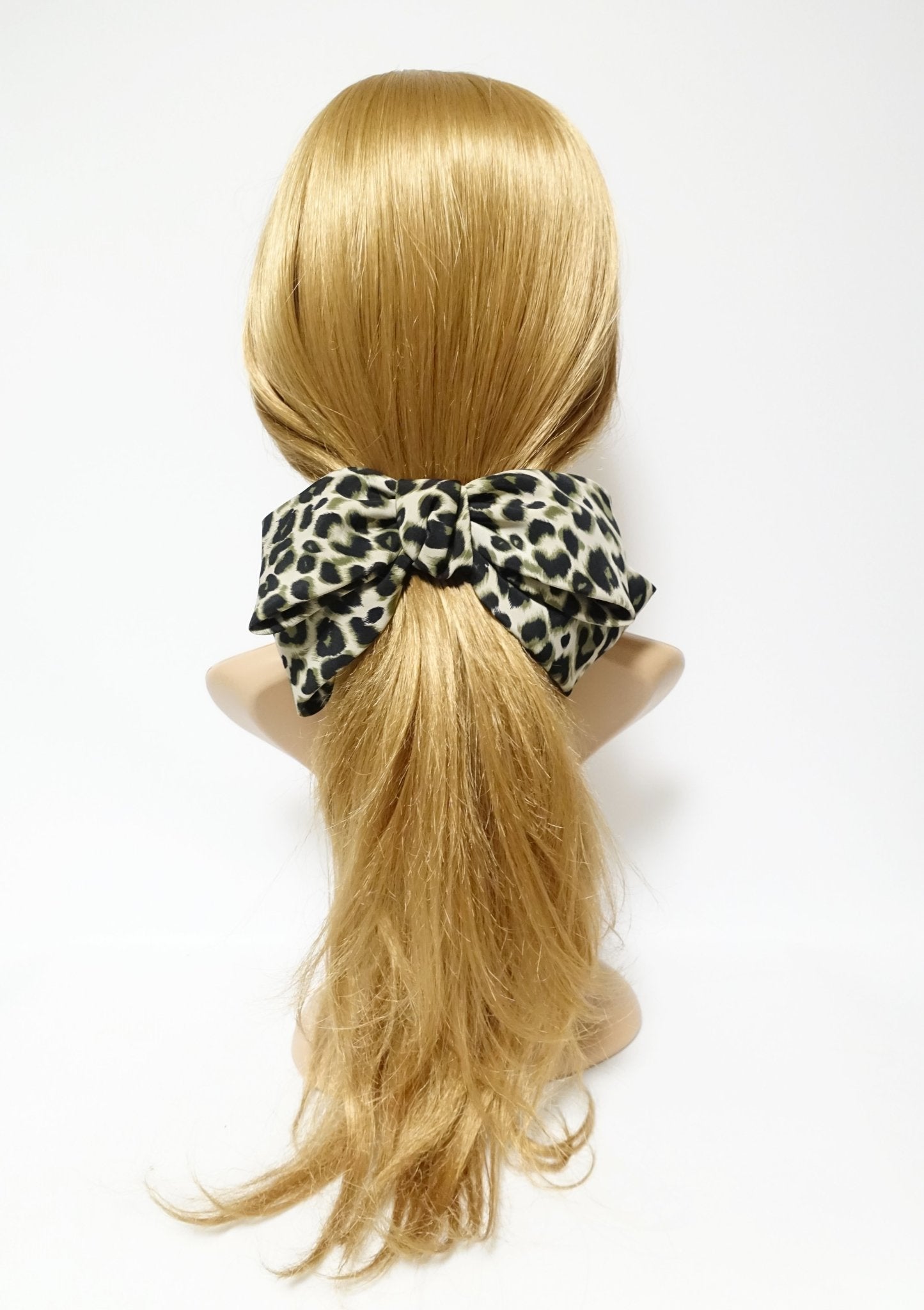 veryshine.com scrunchies/hair holder Leopard print big bow barrette sexy floppy hair bow barrette