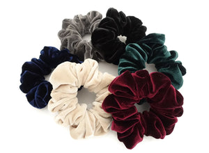 veryshine.com scrunchies/hair holder medium size solid velvet scrunchies women hair tie accessory scrunchies