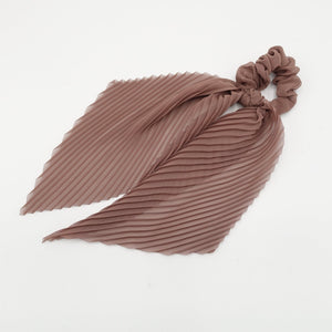 veryshine.com scrunchies/hair holder pleated scrunchies chiffon bow long tail scarf hair tie scrunchie