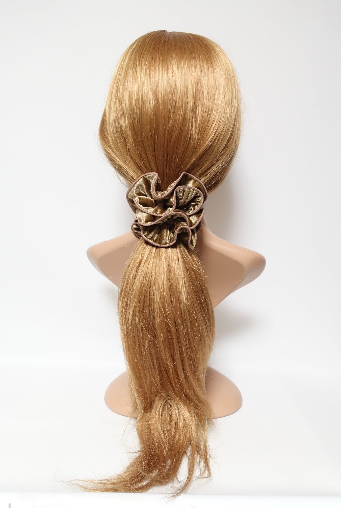 veryshine.com scrunchies/hair holder pleated velvet hair scrunchies pretty hair accessory hair elastic scrunchie for women