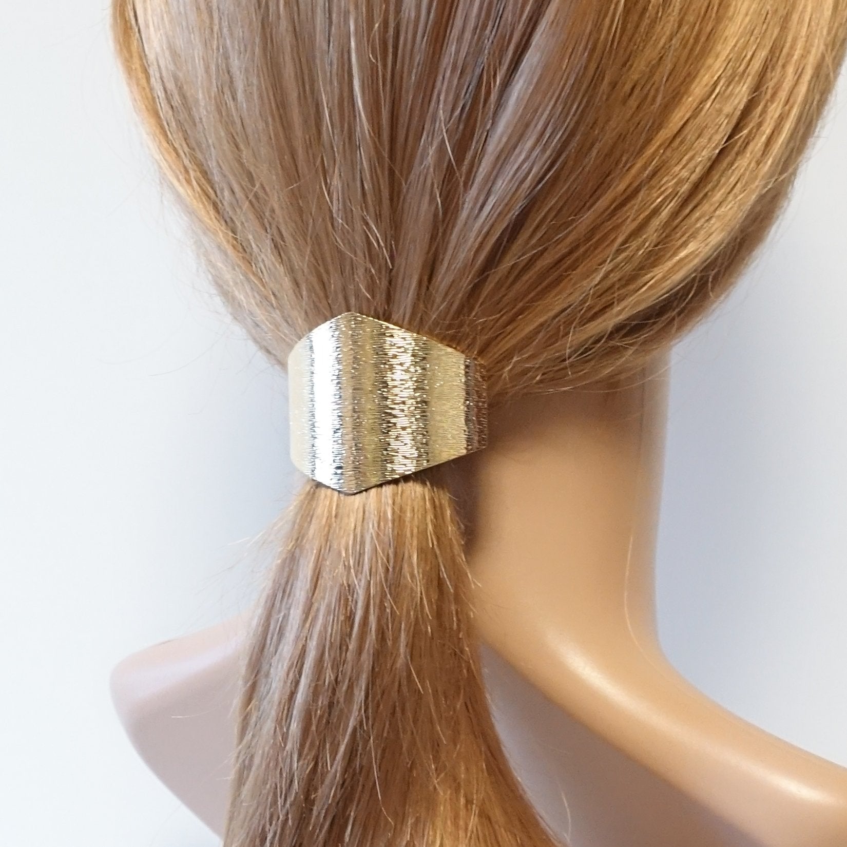 Ponytail Cuff Golden Hair Cuff Hair Holder Statement Jewelry Hair