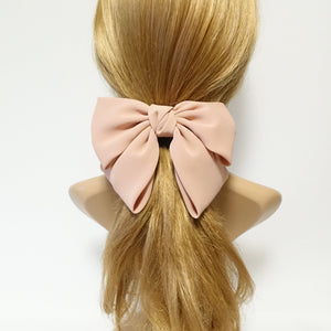 veryshine.com scrunchies/hair holder simple chiffon bow ponytail holder basic style hair bow tie elastics