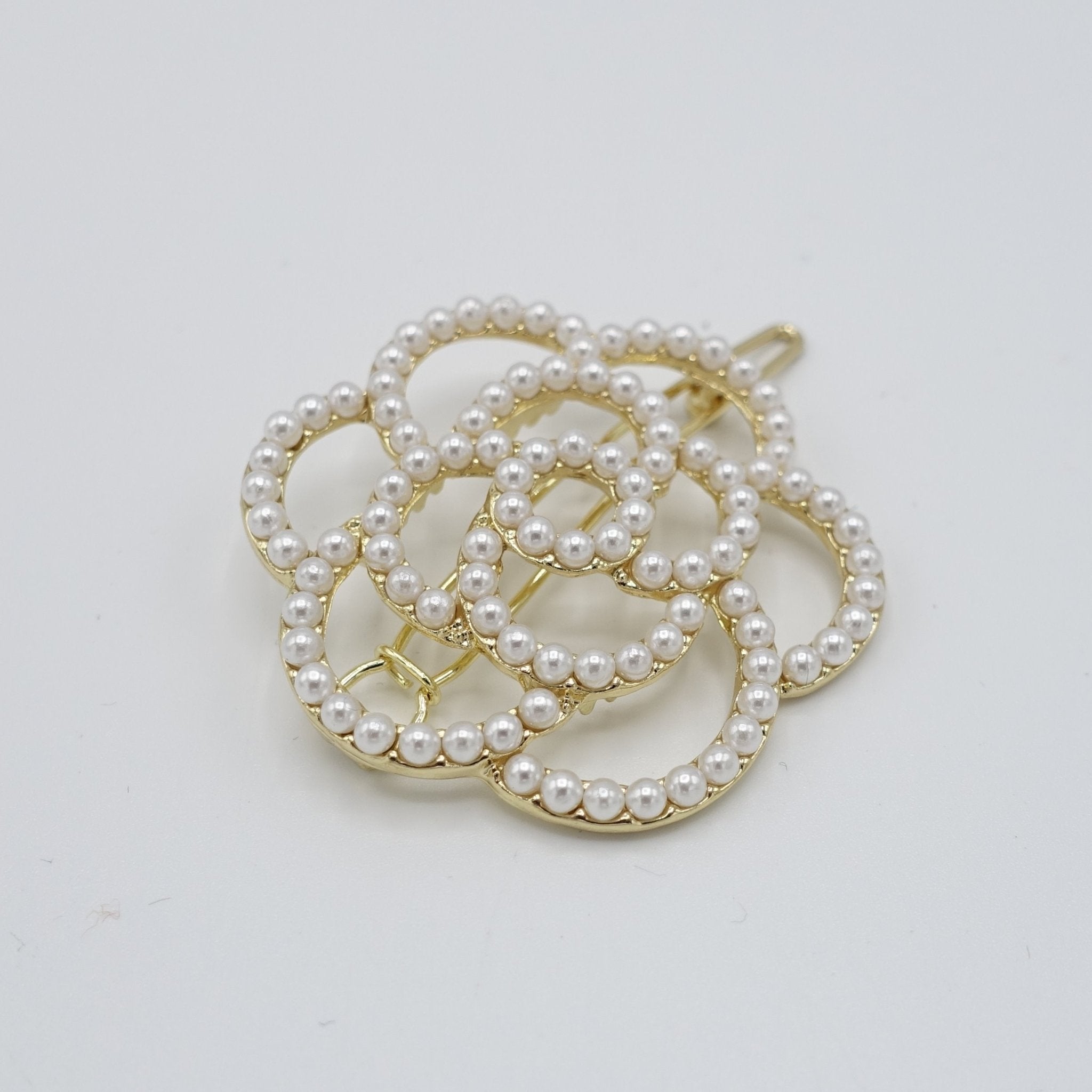 Chanel Pearl Hair Pin - Gold Hair Accessories, Accessories