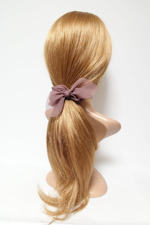 veryshine.com scrunchies/hair holder translucent chiffon bow knot scrunchies pretty women scrunchie hair accessory