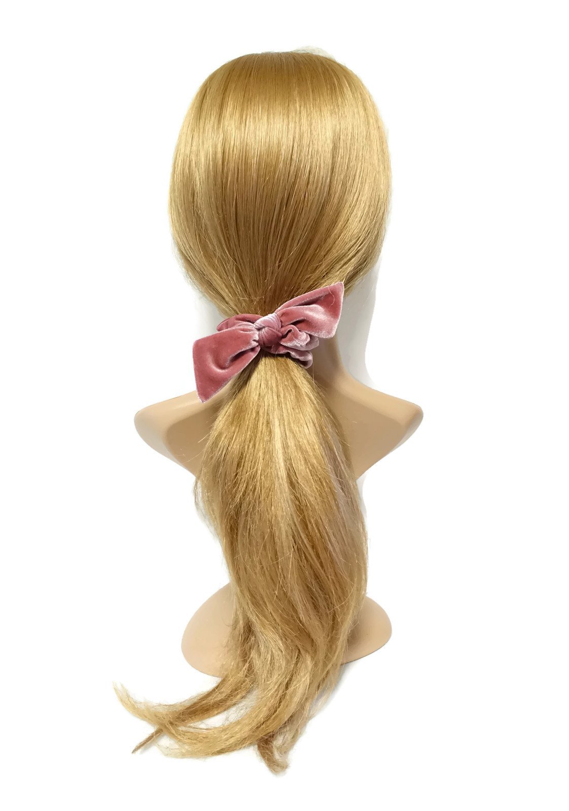 veryshine.com scrunchies/hair holder velvet bow knot scrunchies cute solid velvet scrunchy with hair bow women hair accessory