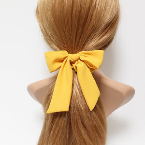 veryshine.com scrunchies/hair holder Yellow chiffon bow knot scrunchies lovely hair tie elastic scrunchy for woman