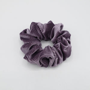 veryshine.com Scrunchies Lavender corduroy velvet scrunchies medium hair elastic scrunchie for women