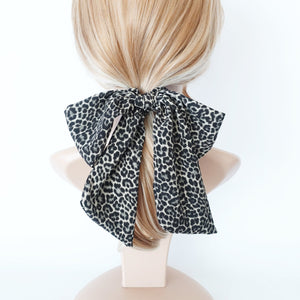 veryshine.com Scrunchies leopard print bow knot scrunchies sexy knot women hair elastic scrunchy