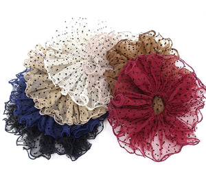 veryshine.com Scrunchies oversized scrunchies, tulle scrunchies, dot scrunchies for women