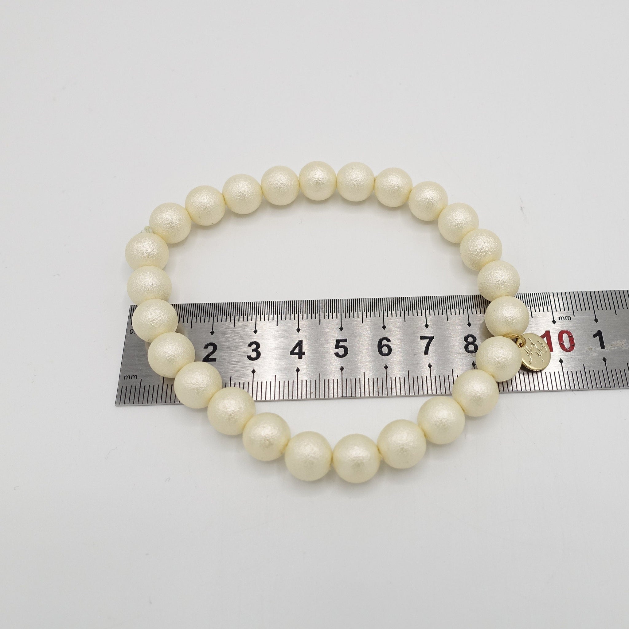veryshine.com Scrunchies pearl bun holder hair elastic for women
