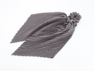 veryshine.com Scrunchies pleated scrunchies tailed glossy hair elastic hair accessory for women