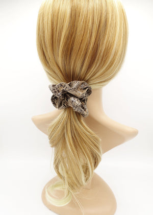 veryshine.com Scrunchies python print scrunchies medium animal print scrunchie women hair accessory
