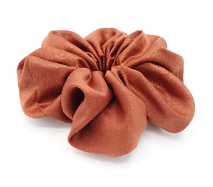 veryshine.com Scrunchies Red brick sparkly oversized  scrunchies large hair scrunchies hair accessory for women