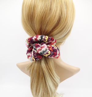 veryshine.com Scrunchies stripe knit scrunchies multi color hair elastic scrunchie