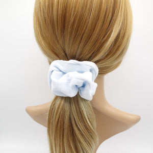 veryshine.com Scrunchies terry cloth scrunchies solid cotton scrunchies hair elastic accessory for women
