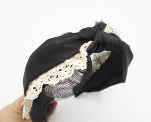 veryshine.com trim decorated satin knot headband for women