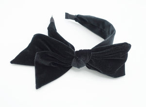 velvet bow knot headbands 