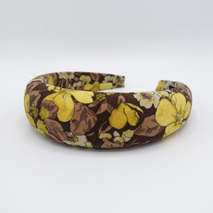 veryshine.com Yellow floral padded headband